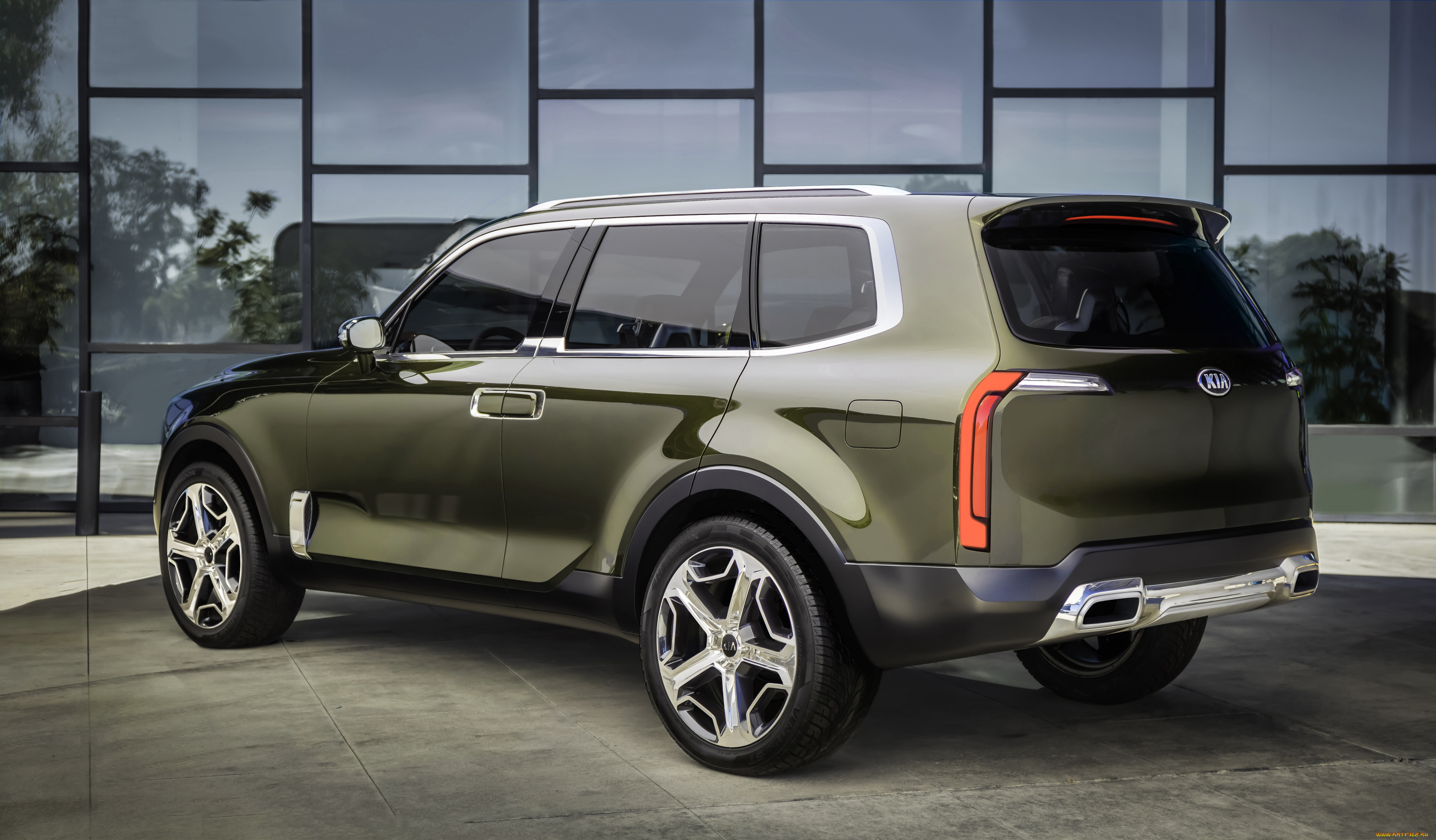 , kia, 2016, concept, telluride